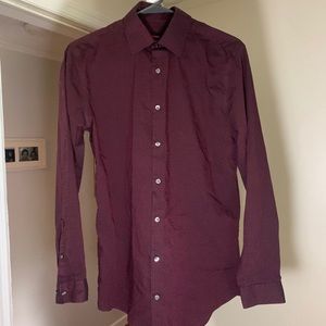 Maroon dress shirts size S